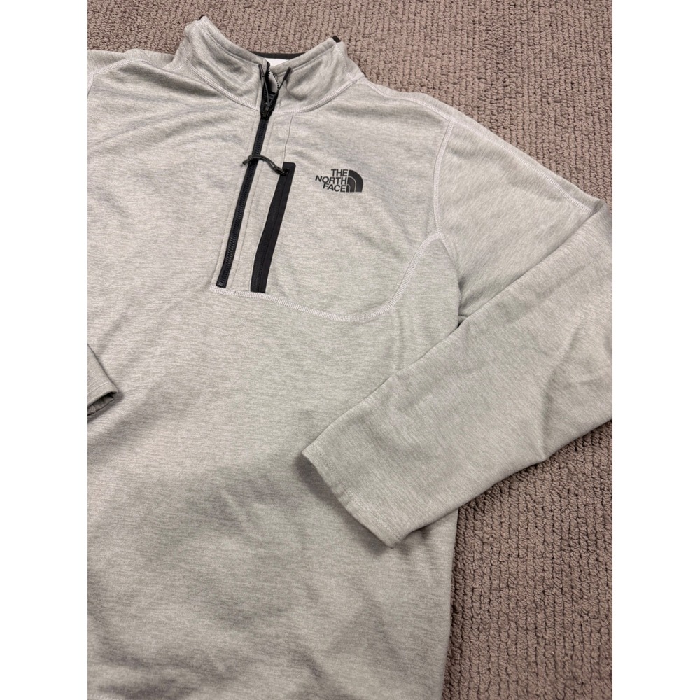 The North Face Mens Canyonlands 1/2 Zip Pullover Grey Fleece Large